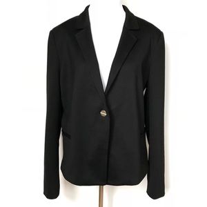 Jules & Leopald single button black blazer